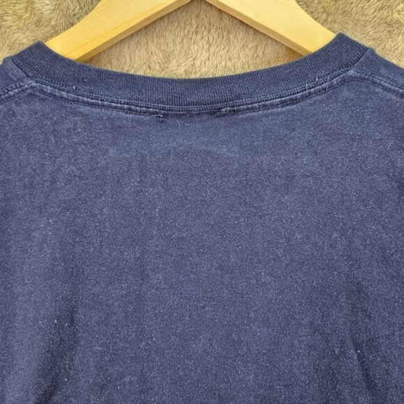 FDNY Mens T-Shirt Size L Blue Officially Fire Dept City Of New York Short Sleeve - Picture 9 of 10